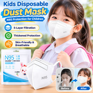 Kids Disposable Dust Mask Breathable Comfortable Children Face Mask Soft Lightweight Outdoor Daily Use
