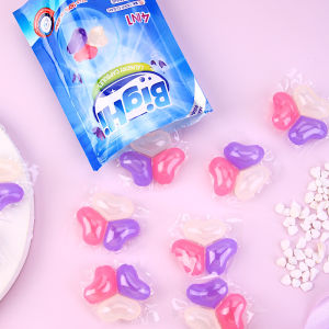 Bighi Laundry Detergent Liquid powder Wash Capsules Ball Washing machine Beads Perfume Long Lasting (3packs)