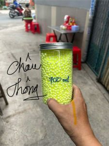 [ Hot Trend] Hủ Nhựa Nắp Nhôm Chứa Hạt Xốp Màu Thể Tích 470ml - 700ml ( Tùy Khách Chọn Ạ)