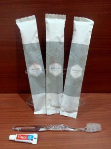 50s and 250s Dental Kit 3g Paper Pack Dental Kit 5g Frosted Pack Hotel amenities