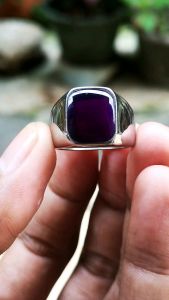Batu alami 100% kecubung lavender super istimewah Hade gems stones aksesoris fashion lainnya