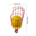 （without stick）Fruit Picker Tool- Height Adjustable Fruit Picker With Big Basket - Apple Orange Pear Picker With Light. 