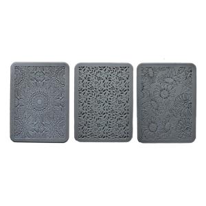 Flexible Silicone Polymer Clay Texture Mats for Earring Making Craft and Designs