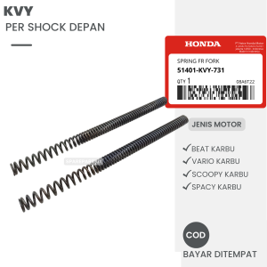 (KVY) PER SHOCK DEPAN BEAT KARBU VARIO KARBU SCOOPY KARBU SPACY KARBU/ SHOK/ SKOK/ PER DEPAN