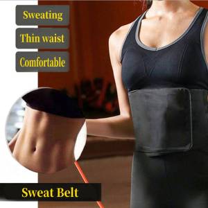FICOOL Women Sweat Belt Adjustable Slimming Sauna Running Sports Workout Yoga Jogging Fitness GYM