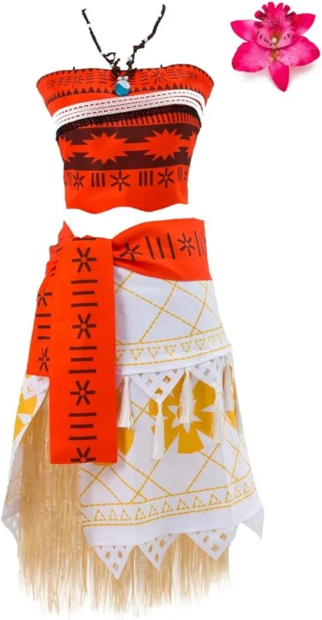 Princess Moanas Gown Costume for Girls Baby Adult size Disney Princess Moana  Costume Polyester Cotton Hawaiian Dress Knee Length Sleeveless Ball Gown  Complete Set Cosplay Halloween Costume - Lazada | Lazada PH