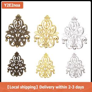 【Local shipping】 20Pcs Mix Filigree Crafts Hollow DIY Embellishments Findings Jewelry Accessories