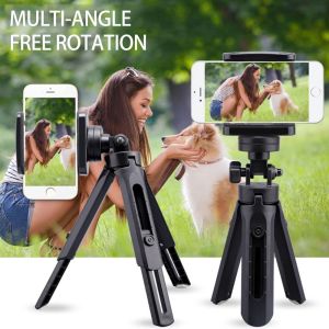 【Ready Stock】Live TrPod Phone Holder Monopod Multi-Angle Flexible Portable Phone Stand Live Stand Mini Bracket Non-Slip