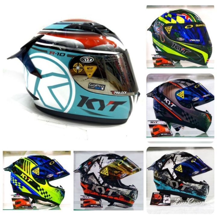 Kyt Custom Helm Full Face Helm Full Face KYT R10 Original Custom