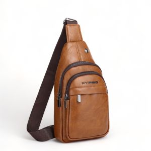 KYPSO - SOVEREIGN - Tas Selempang Kulit Pria Sling Bag Shoulder Bag Tas Bahu Crossbody Bag Hand Bag Tas Tangan Waterproof Anti Air Import Pria Wanita