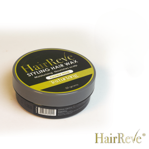 HairReve Styling Hair WAX - Texturizing Flexible Hold (50g) - Moisturize & Nourish Your Scalp with Style