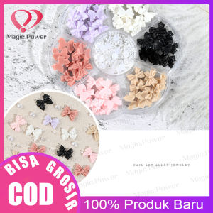 1 Kotak Stiker Kuku Lucu 3D Efek Resin Kuku Aurora Berlian Imitasi Alat DIY Perlengkapan