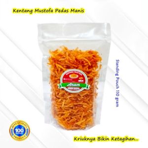 Kentang Goreng Kering Balado Pedas manis Kentang Mustofa Anam Original Teri Kacang Cemilan Ringan