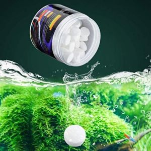 INVADER 120PCS Diffuser Tablets CO2 Tablet Carbon Dioxide Tablets Form Carbon Dioxide Generator Plant Treatments Aquarium Equip CO2 Boosters Tablets Form