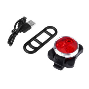 Bicycle USB Charging Headlight Bicycle Taillight Mountain Bike Strong Light Warning Light