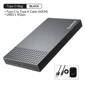 ORICO Hard Drive Enclosure 2.5" HDD Case SATA3.0 to USB3.1 Type-C SDD HDD Box HD External HDD Caddy Plastic HDD Enclosure