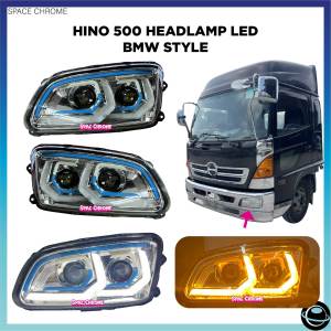 HINO 500/700 HEADLAMP LED BMW STYLE HINO VALIDUS 500 700 HINO ACCESSORIES LED