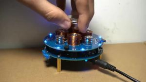 xpkQ Levitation DIY Accessories Electronic Small Production Experiment Coil Push Down Module Circuit Board Production Kit Q3P9R