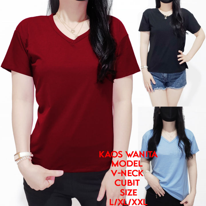 T-shirt Distro Wanita Baju Atasan Kaos Cewek kaos polos Cewek