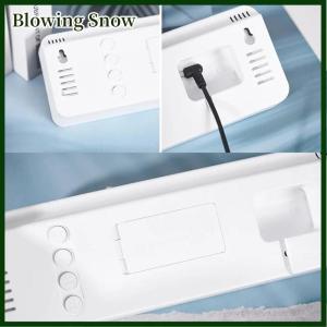 Blowing Large Digital Wall Clock Temperature And Humidity Week Display Brightness Adjustable Electronic LED Table Alarm Clock