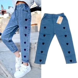 CELANA PANJANG JEANS ANAK PEREMPUAN IMPORT APPLIKASI BORDIR