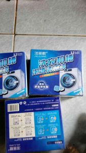 1 hộp 12 viên vệ sinh định kỳ cho máy giặt