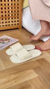 Indoor Spring And Autumn Home Guest Couple All-Season Non-Slip Slippers Cotton Linen Slippers MenS Linen Slippers