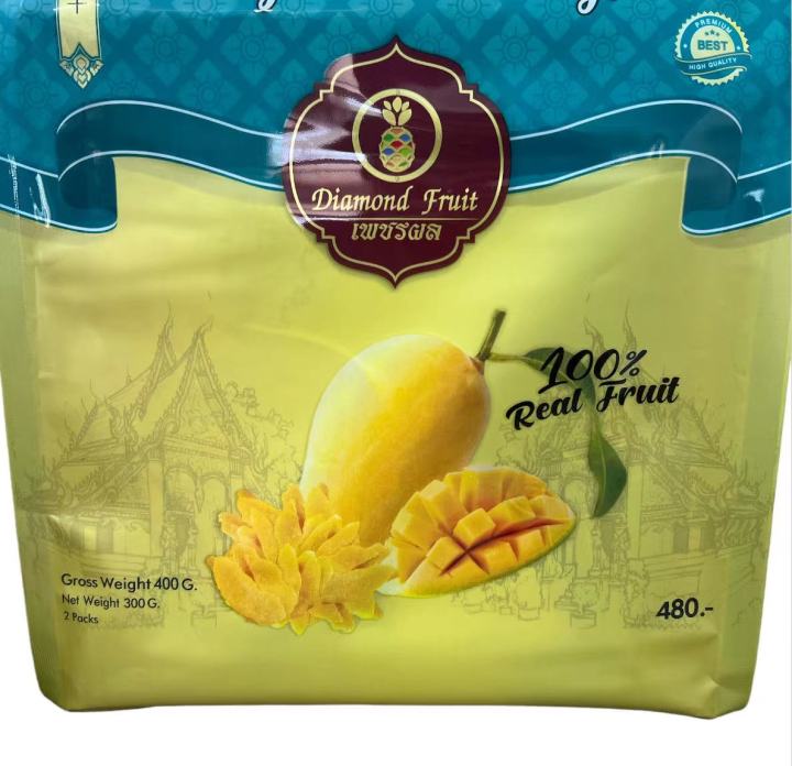 Diamond Fruit มะม่วงอบแห้ง Dehydrated Mango ขนาด 400 g. | Lazada.co.th