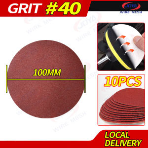 10PCS Sanding Disc Grit#40-7000 4 Inch Wet Dry Use Self Stick Adhesive Back Round Sanding Paper For Wood Metal Polishing