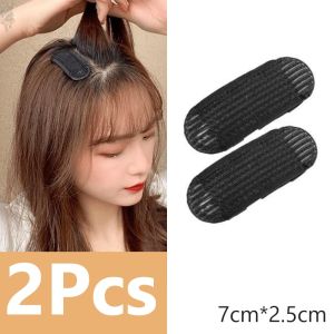 หมอนรองศรีษะผมพัฟ5ชิ้นที่มองไม่เห็นคลิปผมนุ่มฐานผมคลิปฟองน้ำเครื่องมือแต่งผมด้วยตัวเองสำหรับผู้หญิงเด็กผู้หญิง