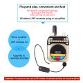 UHF Headset Wireless Microphone 2 in 1 Handheld Professional Mic Volume Amplifier for Teaching Speech Radio Loudspeaker 小蜜蜂扩音器. 