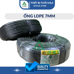 Combo 50m ống LDPE 5 / PE 6 / PE7/ PE 8 - Ống PE phi 5mm/6mm/7mm/8mm Ống dẫn nước dùng trong hệ thống tưới  100% nhựa nguyên sinh - Khả năng chống ăn mòn cao - Thi công nhanh chóng
