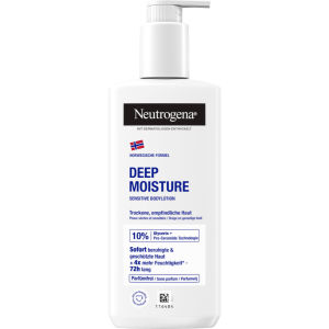 [Bill Đức] Sữa dưỡng thể Neutrogena Deep Moisture Sensitive - Dưỡng ẩm tối ưu cho da khô và nhạy cảm - Với hàm lượng 10% glycerin và công nghệ Pro-Ceramide độc đáo sản phẩm không chỉ cấp ẩm sâu mà còn củng cố hàng rào bảo vệ da giúp da mềm mịn và khỏe m