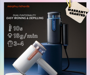 Morphy Richards MR2031 Handheld Garment Steamer 1000W 100ml Capacity / For Ironing and Depilling