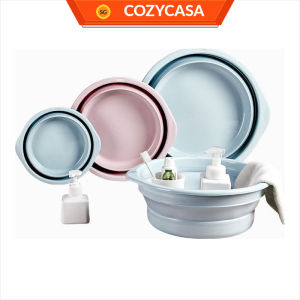 【COZYCASA】Foldable Washing Basin/Portable Collapsible Wash Basin/Space Saving Bathroom Accessories