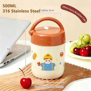 304 Stainless Steel Lunch Box Set With Tableware 1000ML Leak-Proof Bento Box Microwave Safe BPA-Free Heat-Retaining For Adult Children School Company Canteen Picnic