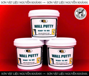 BỘT TRÉT TƯỜNG WALL PUTTY BOSNY 0.5KG – BỘT BẢ TƯỜNG PHA SẴN TRÁM NỨT VÁ LỖ ĐINH DỄ CHÀ NHÁM