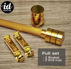 Batang Besi/ Rollet Minimalis FULL SET