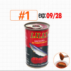 Hộp Cá Nục Sốt Cà Lilly Thái Lan Đóng Lon 155g Date 09/2028 Vị Chua Ngọt Dùng Ngay Với Cơm