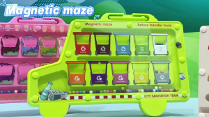 Creative Color Sorting Toy For Toddler Magnetic Maze Puzzle Fun Early Learning Maze Board Fine Motor Skill Activity Toy