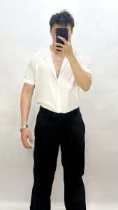 Men’s Slacks Pants Straightleg with Pockets Formal Office Business Trousers for Men Slacks na Panglalaki Professional Formal Suit Pants AA10 BLACK (28-38)