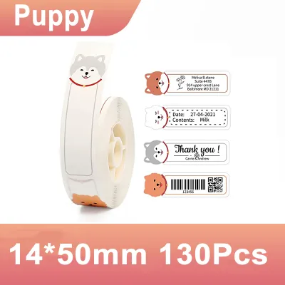 NIIMBOT Pattern Label Sticker for D11 D110 D101 H1S Cute Refill Paper Label Tape Roll Waterproof Sticker for NIIMBOT Label Maker Printer