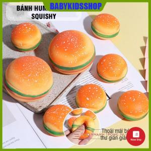 [SIZE LỚN] Đồ chơi squishy bánh mỳ hamburger dẻo mochi kéo dài bóp xả stress giảm căng thẳng đồ chơi cho bé từ 1 tuổi