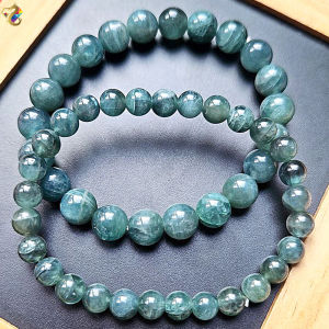 Premium Grade Cat Eyes Greenish Blue Apatite Bracelet