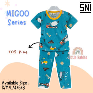 SETELAN BAJU ANAK COWOK 1-8 TAHUN CP PRINTING "MIGOO SERIES" / SETELAN BAJU ANAK KELFI