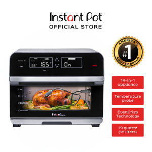 Instant Omni Pro 19QT/18L Toaster Oven Air Fryer 14-in-1 Crisp Broil Bake Roast Rotisserie Toast Slow Cook Proof Split Cook Temp Probe Convection