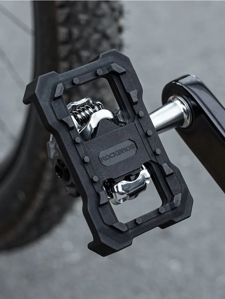 ROCKBROS Flat pedal adapter Mountain Bike Pedals Convert Clipless