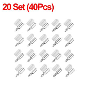 Cross Self Tapping Screw Layer Plate Clapboard Holder Support Pins Brackets Fixed Screw Shelf Support Pegs with Non-Slip Sleeve