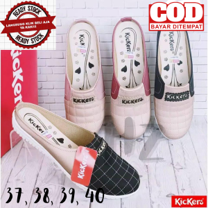 PROMO BIG SALE Sepatu Selop balet Wanita Motif Kotak Termurah Terbaru 2023/ Sepatu Slip On Flat / Sptu Kekinian / Sepatu jalan