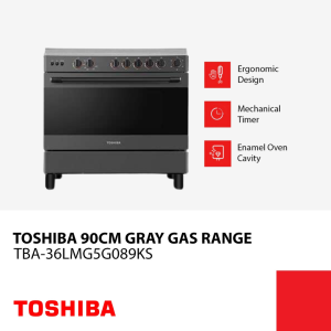 Toshiba 90cm Gas Range Gray